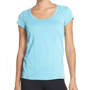 NWT Zella Blue Bayou Sunny Run Short Sleeve Tee